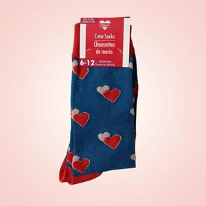 Hearts Crew Socks